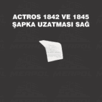ACTROS RÜZGARLIK SETİ 1842 - 1845